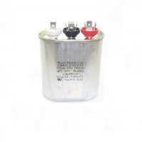 CBB65 Motor Run Capacitors (Oval-Shaped, Dual Capacitance Value)